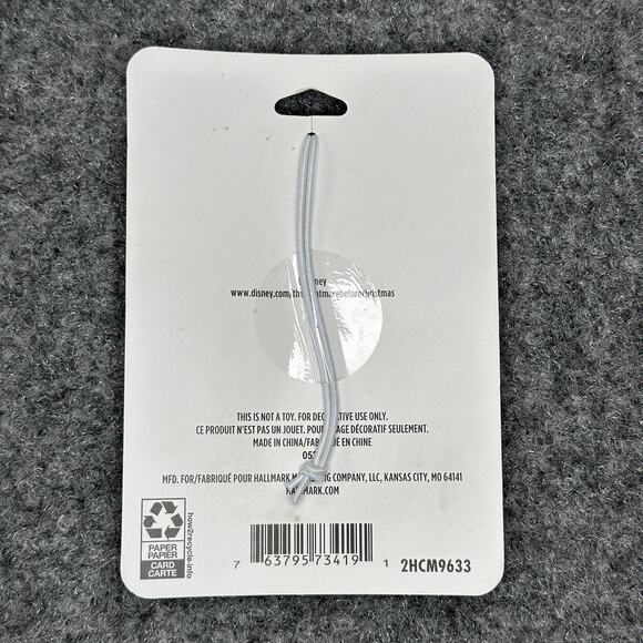 Hallmark Disney Ornament NEW JACK SKELLINGTON Nightmare Before Christmas 2.5" - Picture 3 of 4